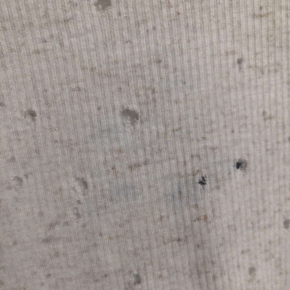 Emma & Sam Distressed Ribbed Tee - Picture 4 of 5